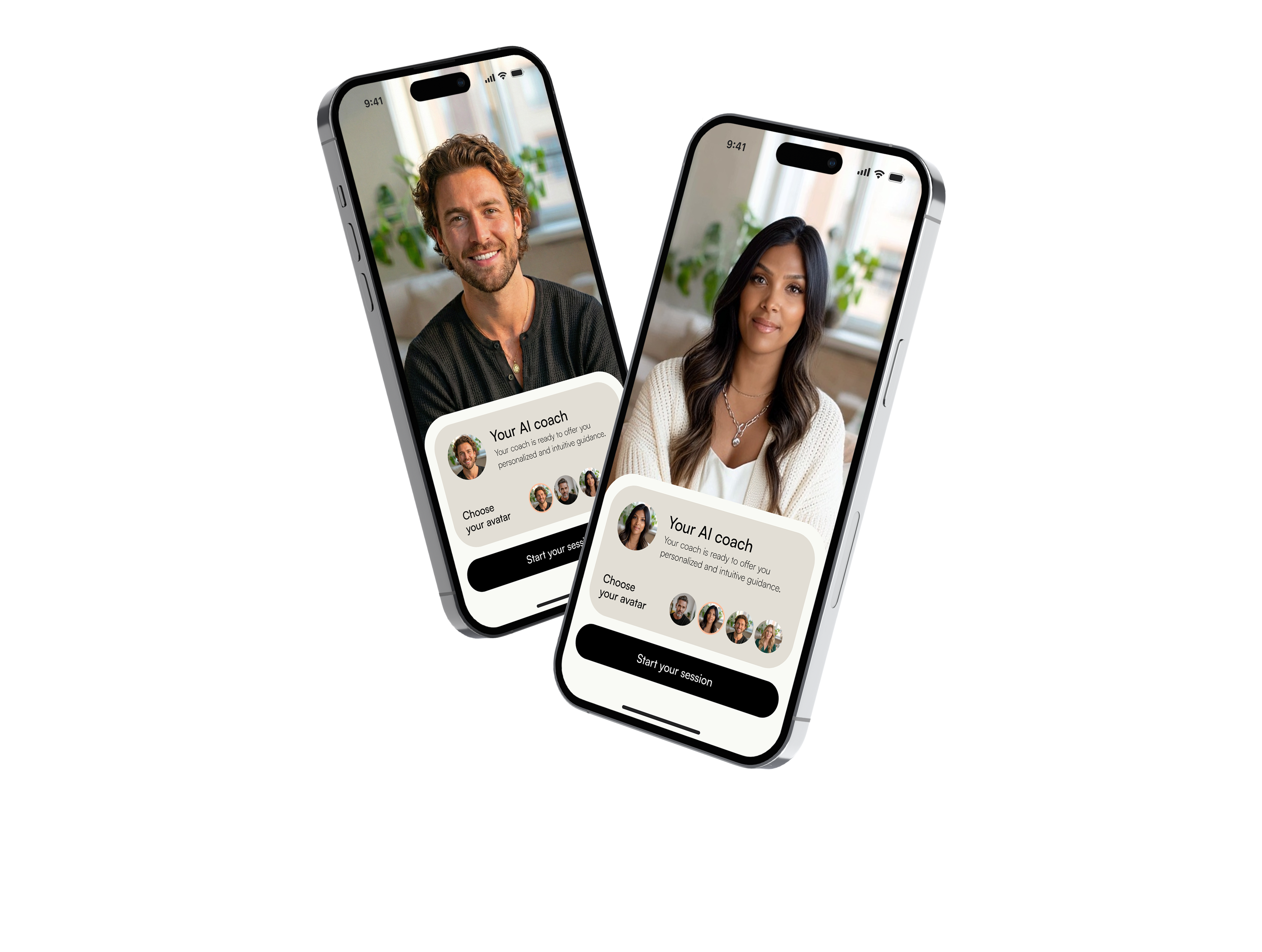 Pairluv app interface showing AI coach